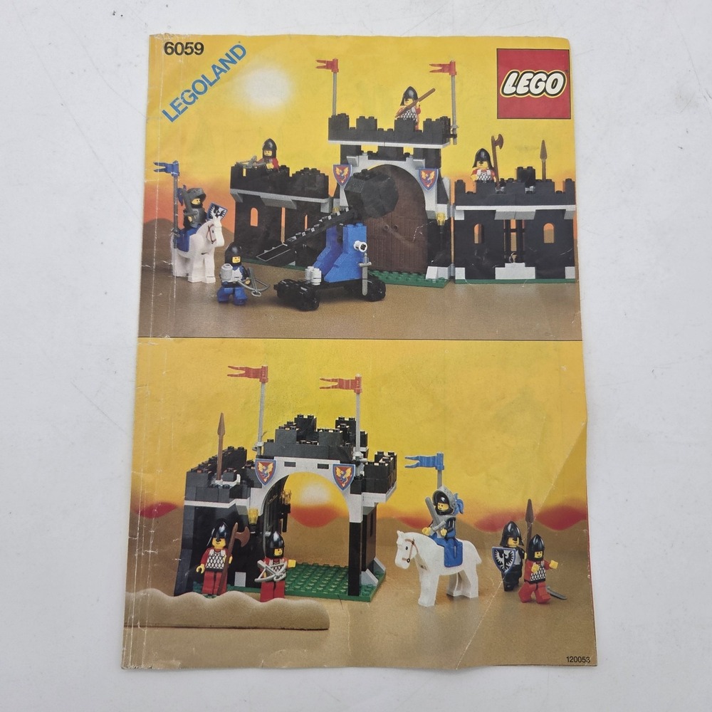LEGO 6059 Legoland Castle Knight's Stronghold Instruction Booklet Manual Only